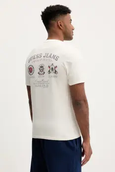 Guess Jeans tricou din bumbac imagine