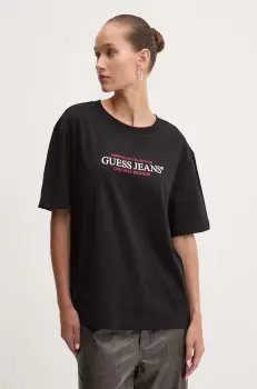 Guess Jeans tricou din bumbac imagine