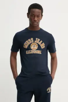 Guess Jeans tricou din bumbac imagine