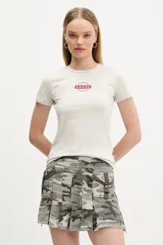 Guess Jeans tricou din bumbac imagine