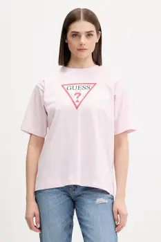 Guess Jeans tricou din bumbac imagine