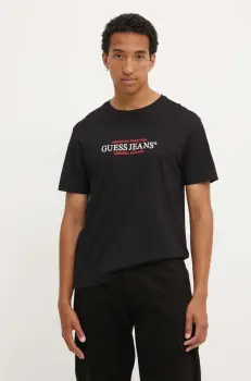Guess Jeans tricou din bumbac imagine