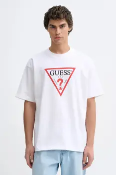 Guess Jeans tricou din bumbac imagine