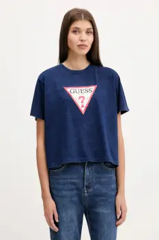 Guess Jeans tricou din bumbac imagine