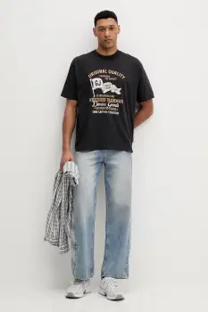 Guess Jeans tricou din bumbac imagine