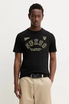 Guess Jeans tricou din bumbac imagine