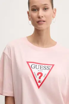 Guess Jeans tricou din bumbac imagine