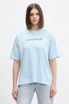 Guess Jeans tricou din bumbac imagine
