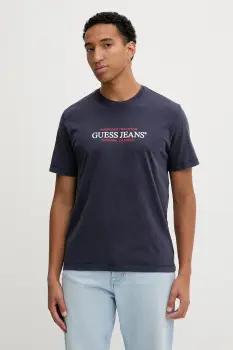 Guess Jeans tricou din bumbac imagine