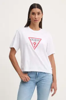 Guess Jeans tricou din bumbac imagine
