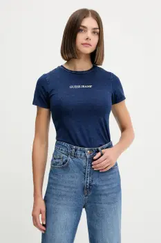 Guess Jeans tricou din bumbac imagine