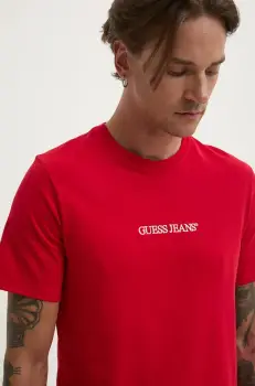 Guess Jeans tricou din bumbac imagine