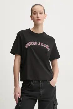 Guess Jeans tricou din bumbac imagine