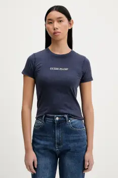Guess Jeans tricou din bumbac imagine