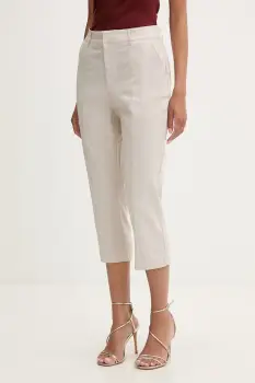 Guess pantaloni capri pentru femei, cu vascoza CHRISSY imagine