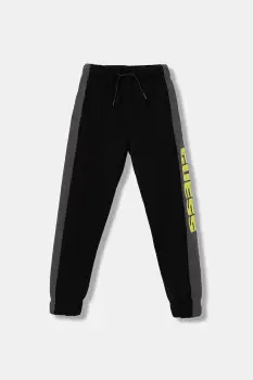 Guess pantaloni de trening din bumbac pentru copii imagine