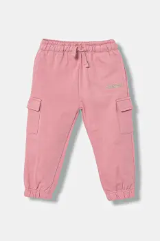 Guess pantaloni de trening din bumbac pentru copii imagine