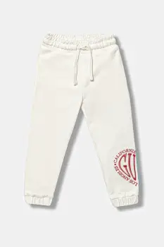 Guess pantaloni de trening din bumbac pentru copii imagine