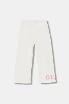 Guess pantaloni de trening din bumbac pentru copii imagine