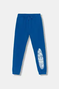 Guess pantaloni de trening din bumbac pentru copii imagine