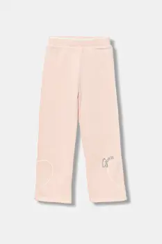 Guess pantaloni de trening din bumbac pentru copii imagine
