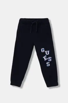 Guess pantaloni de trening din bumbac pentru copii imagine