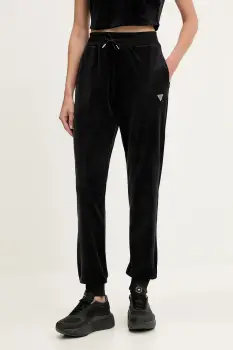 Guess pantaloni de trening din velur COUTURE imagine