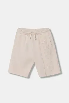 Guess pantaloni scurti de trening pentru copii, din bumbac imagine