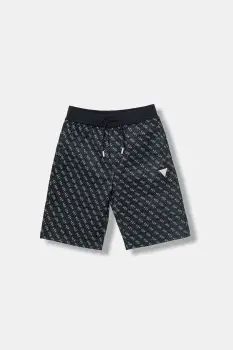 Guess pantaloni scurti de trening pentru copii, din bumbac imagine