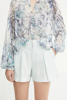 Guess pantaloni scurti din amestec de in SHAYE imagine