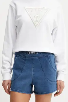 Guess pantaloni scurti din amestec de matase JEWEL imagine