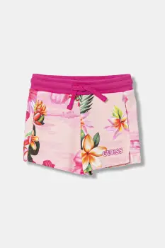 Guess pantaloni scurti din bumbac pentru copii imagine