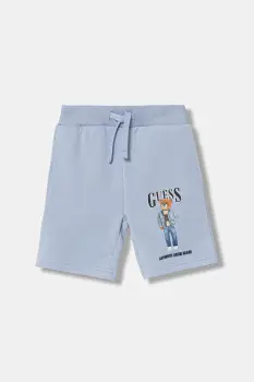 Guess pantaloni scurti din bumbac pentru copii imagine