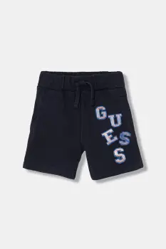 Guess pantaloni scurti din bumbac pentru copii imagine