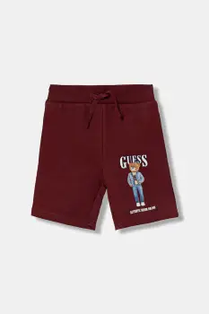 Guess pantaloni scurti din bumbac pentru copii imagine