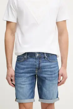 Guess pantaloni scurti pentru barbati, cu amestec de in SONNY imagine