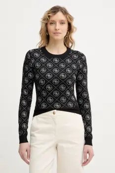 Guess pulover din amestec de lana 4G imagine