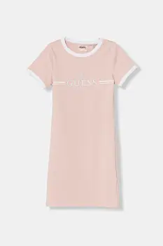 Guess rochie cu amestec de bumbac imagine