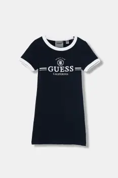 Guess Rochie cu amestec de bumbac imagine
