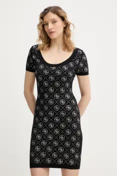 Guess rochie din amestec de lana 4G imagine