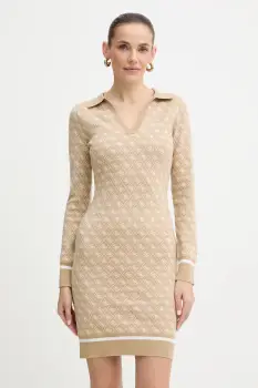 Guess rochie din amestec de lana AUBREY imagine