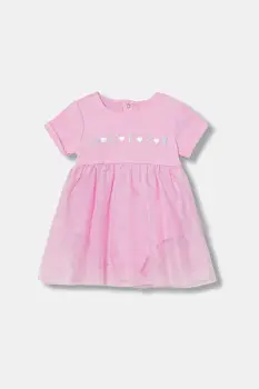 Guess rochie din bumbac pentru bebelusi imagine