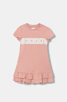 Guess rochie din bumbac pentru copii imagine