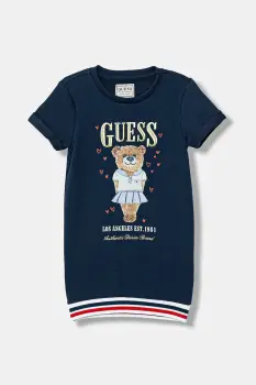 Guess rochie din bumbac pentru copii imagine