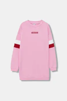 Guess rochie din bumbac pentru copii imagine