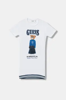 Guess rochie din bumbac pentru copii imagine