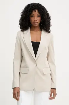 Guess sacou cu un singur rand de nasturi pentru femei, cu vascoza BRUNA imagine