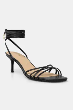 Guess sandale cu toc cui GARSIE imagine
