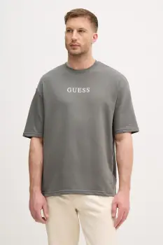 Guess tricou barbatesc cu bumbac BRIAN imagine
