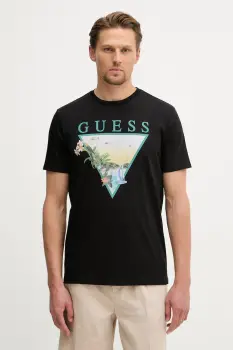Guess tricou barbati bumbac imagine